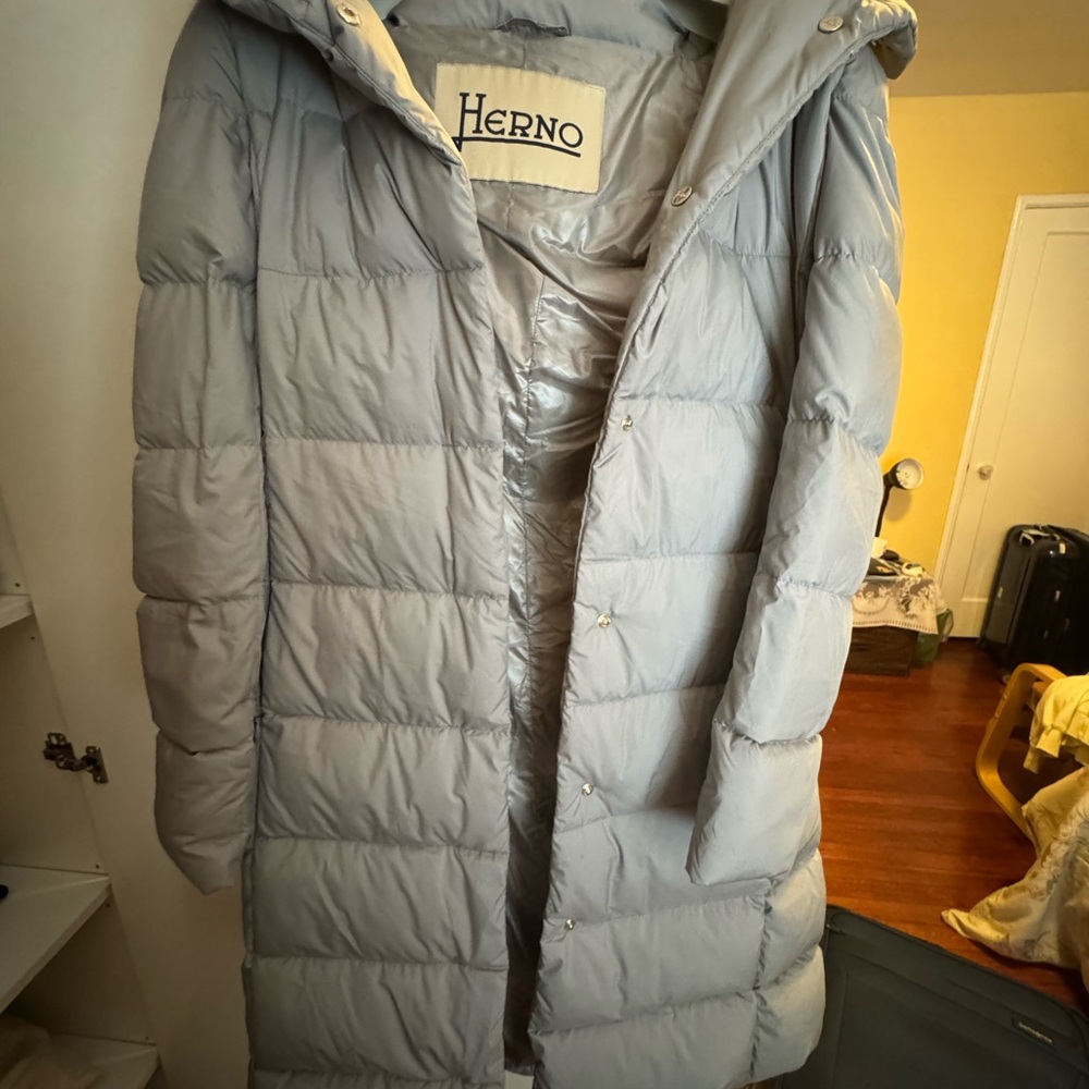 Herno Silver Puffer Jacket